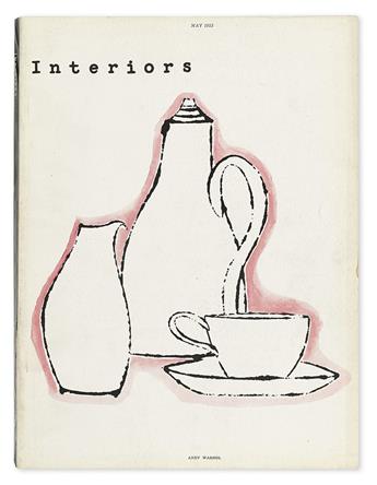 WARHOL, ANDY; et al. Interiors & Industrial Design.